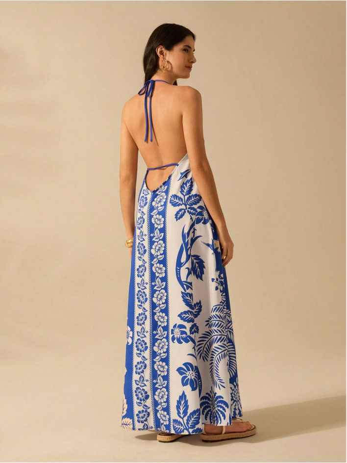 Vestido Maxi Parrot Tropic – Borbogata