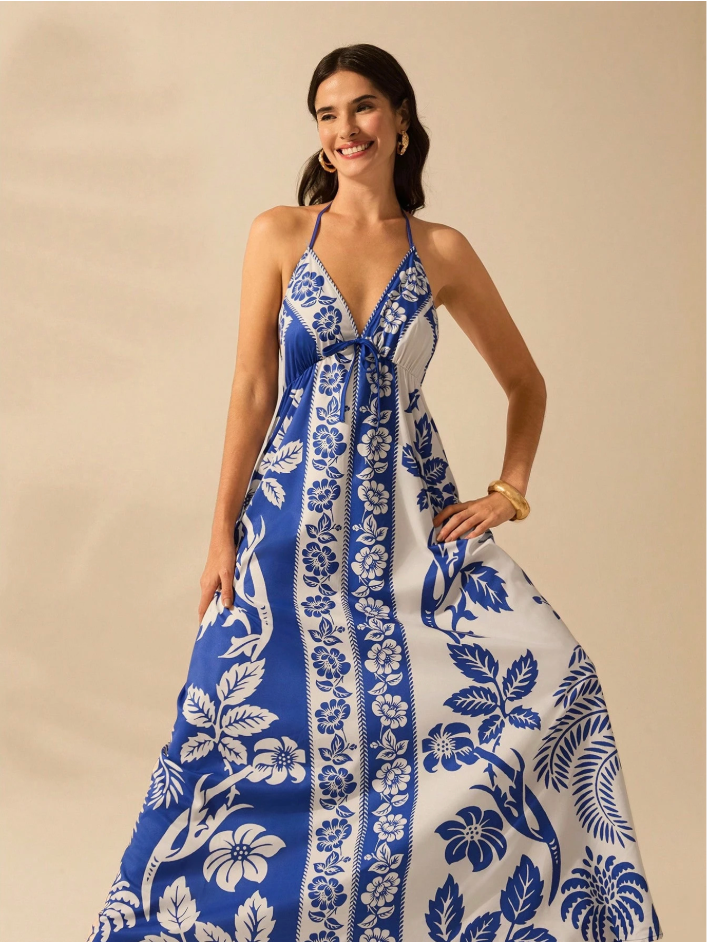 Vestido Maxi Parrot Tropic – Borbogata
