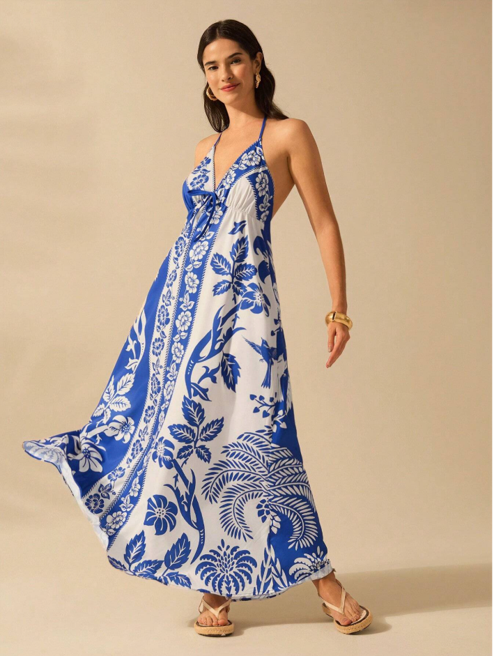 Vestido Maxi Parrot Tropic – Borbogata