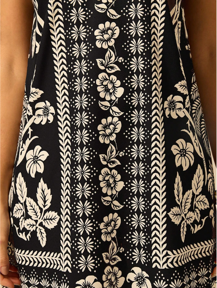 Vestido Curto Palm Waves – Borbogata