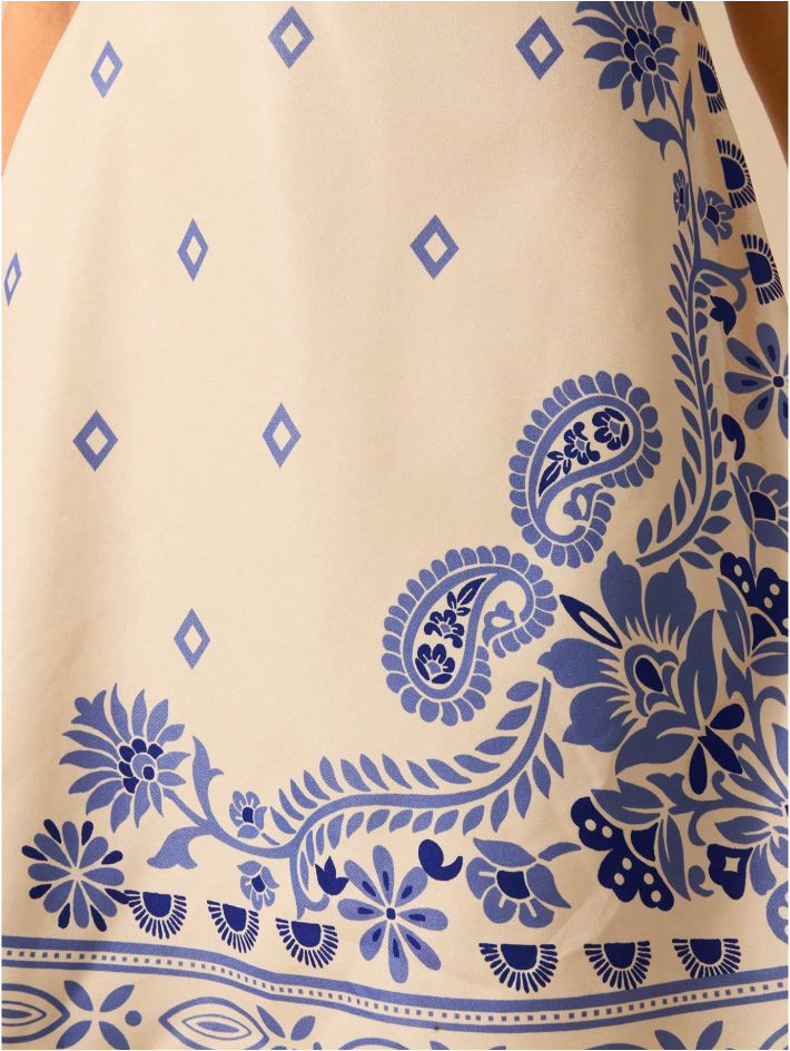 Vestido Borboleta Tropical - Borbogata